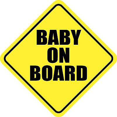 #ad BABY ON BOARD CHILD STICKER DECAL REFLECTIVE STICKER OR MAGNET CAR SIGN MADE USA $9.99