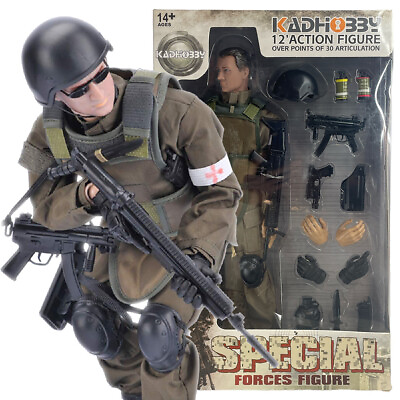#ad 12quot; Medic Combat Soldier 1:6 Action Figures Model Gift Uniform Military Army $29.99