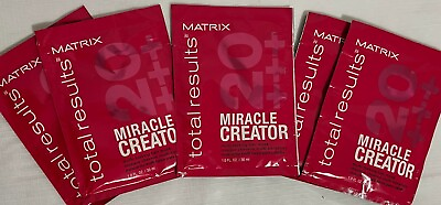 #ad 5 x Matrix Miracle Creator Multi Tasking Hair Mask 1 oz ea Total Results Frizz $14.85