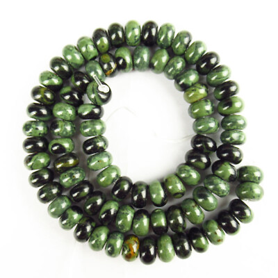 #ad 8x5mm Kambaba Jasper Rondelle Loose Beads 15.5 inch SK64020 $15.59