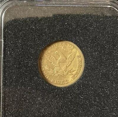 #ad #ad 1901 S $5 Gold Liberty Head Half Eagle Uncirculated U.S. Coin $700.00