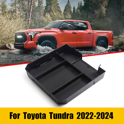 #ad For Toyota Tundra 2022 2024 Armrest Secondary Storage Box Center Console L8 $29.99