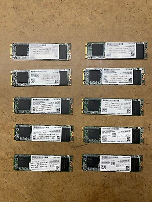 #ad 180GB PCIe M.2 Solid State Drives Major Mixed Brands Lot of 10 $79.99