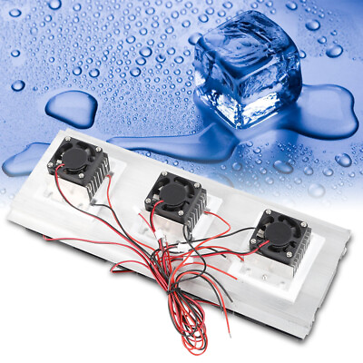 Semiconductor Refrigerator Power Cooler 12V DIY Cooler Production New $33.25