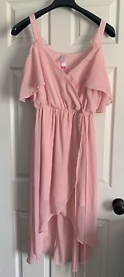 #ad Summer Ladies Dress Pink Hi Low Size 2xl $8.00