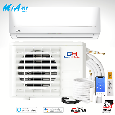 #ad 9000 24000 BTU 230V Single Zone Mia Series Mini Split Heat Pump Air Conditioner $586.00