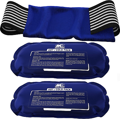 #ad Ice Pack 3Piece Set Reusable Hot and Cold Therapy Gel $27.99