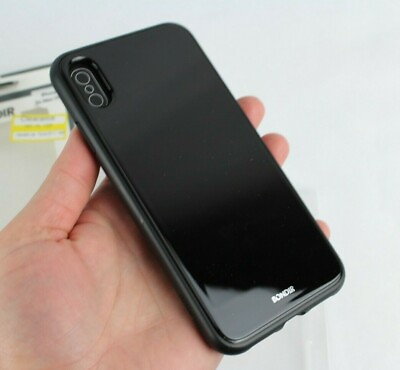 #ad BONDIR CLEAR COAT PIANO FINISH BLK CASE DESIGNED For XS MAX ONLY *QUICK SHIP* $6.93