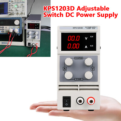 #ad KPS1203D# Variable DC Power Supply 0 120V AC110V Adjustable Switching Regulated $76.00