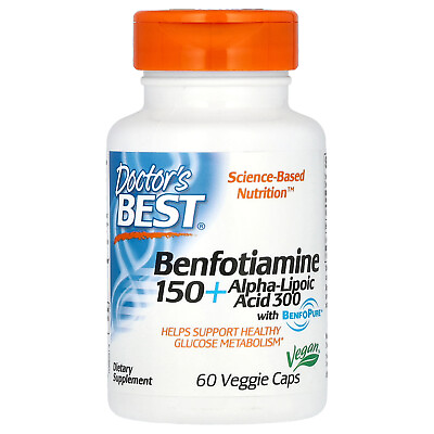 #ad Benfotiamine 150 Alpha Lipoic Acid 300 60 Veggie Caps $20.24
