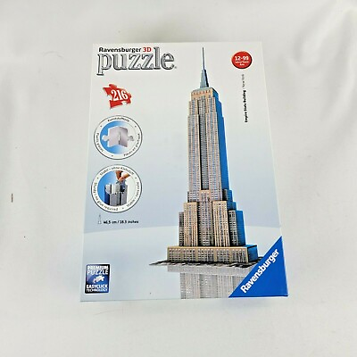 #ad Ravensburger Empire State Building Edition 3D puzzle 216 piece $7.33