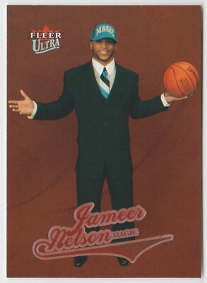 #ad 2004 05 Ultra Basketball #195 Jameer Nelson RC Orlando Magic $1.25