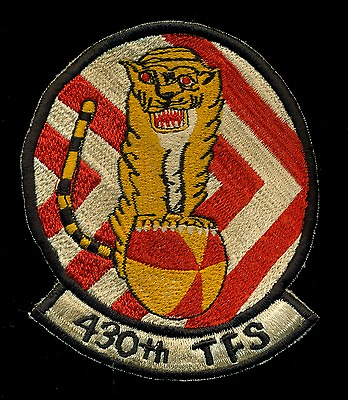 #ad USAF 430th Tactical Fighter Squadron Patch S 24 $15.00
