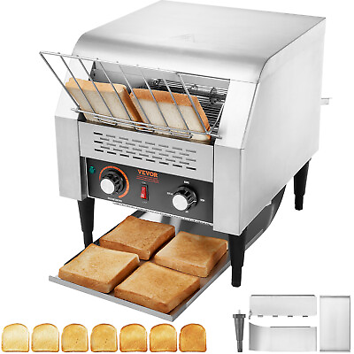 #ad VEVOR Commercial Conveyor Toaster 300 Slices Hour Commercial Toaster Heavy Duty $244.99