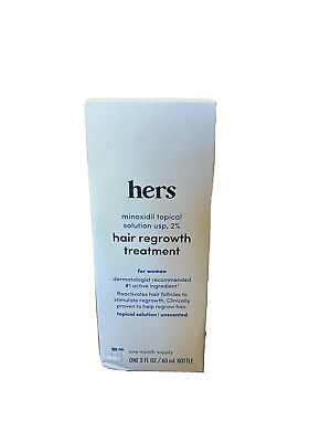 #ad 3x Hers Hair Regrowth Treatment Women 2oz 60mL Minoxidil Topical 2% 3 23 Sealed $19.99