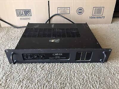 #ad Rare Carver Professional PM 600 Magnetic Field Stereo Power Amplifier $250.00