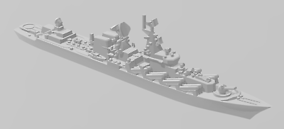#ad Cruiser Slava Russian Wargaming Axis and Allies Naval Miniature Vict $4.50