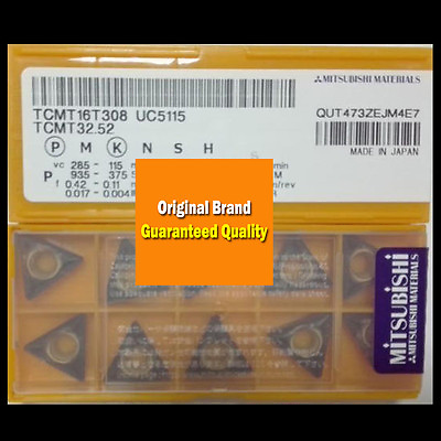 #ad 10PCS in BOX Original MITSUBISHI TCMT16T308 UC5115 TCMT32.52 Carbide Insert New $58.14