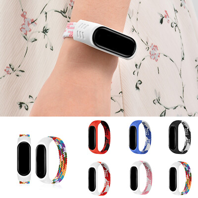#ad For Xiaomi Band 6 5 4 3 Elastic Watch Strap Braided Breathable Replaceable Band✔ $2.67