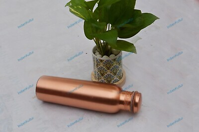 #ad 700 ml Copper Plain Bottle With New Stylish and Advanced Leak Proof Ayurveda $21.82