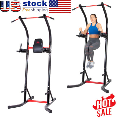 Multifunction Power Tower Chin Up Bar Pull Push Strength Training Home Gym US $152.90