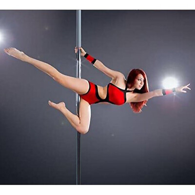 #ad Dance Pole Static Spinning Portable Stripper Dancing Fitness Exercise Party 45mm $122.85