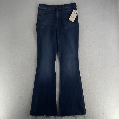 #ad Mother The Weekender Fray Mint Condition Jeans Women’s Size 28 28x32 Blue NWT $139.99