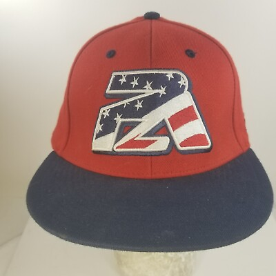 #ad Power Alley Baseball Cap Hat Travel American Flag Red White Blue FITTED Size S M $14.99