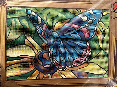 #ad Printed needlepoint kits Tapestry Canvas 30x40 cm Rto Butterfly $29.98