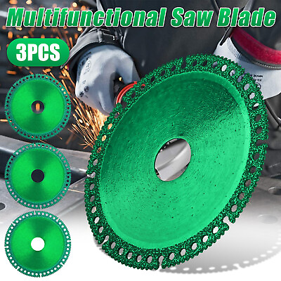 #ad 3X Composite Multifunctional Cutting Saw Blade Disc Porcelain Tile Turbo Diamond $13.48