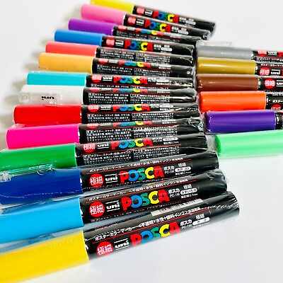 #ad Mitsubishi uni Posca Paint Pen Marker Fine Point 3M Pick Colors US Seller $1.99
