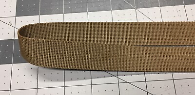 #ad LIVESOUTSIDE.COM Tactical Coyote Brown Webbing 1quot; Wide By The Yard USA Milspec $3.99