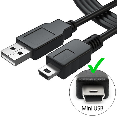 5 Pin Mini USB Cable Data Sync Charging Cord for Camera Nuvi GPS PS3 MP3 Lot $5.69