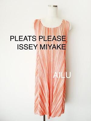 #ad PLEATS PLEASE ISSEY MIYAKE Made In Japan Dress 5 Off White White Midi Dress $306.00