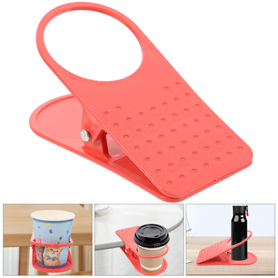 #ad Beach Cup Holder Clip Table Bottle Stand DIY Clamp Anti Spill Drink Holder $9.20