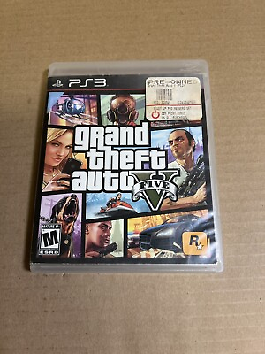 #ad #ad Grand Theft Auto V PlayStation 3 PS3 TESTED NO MAP $9.95