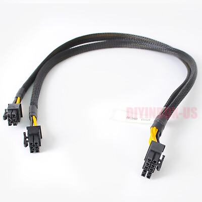 #ad 10pin to 66pin Power PCI Express Cable For HP DL380 G9 NVIDIA Quadro K6000 50cm $13.59