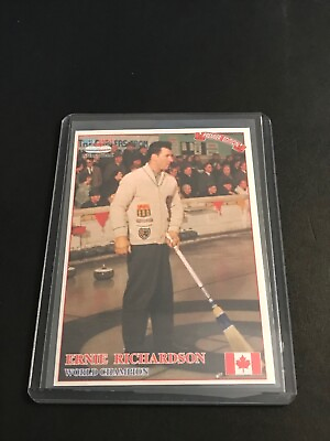 #ad 1993 Ice Hot International Curling Card #17 Ernie Richardson Canada C $25.00