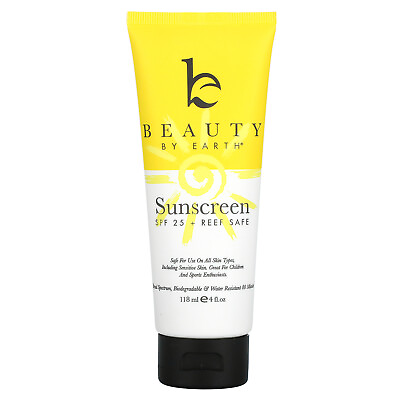 #ad Mineral Sunscreen SPF 25 Zinc Oxide Sun Protection 4 fl oz 118 ml $23.99