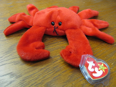 #ad Retired 4th Gen PVC Pellets Beanie Baby Digger the Crab Ty Original MWMT $19.95