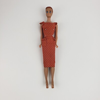 #ad Vintage 1958 BARBIE DOLL Midge Mattel JAPAN Dress Molded Hair $99.99