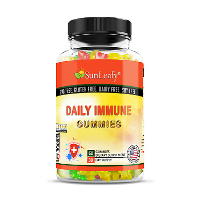 #ad Elderberry Gummies Immunity Boosting Chewable Healthy Gummies with zinc amp; vit C $25.98