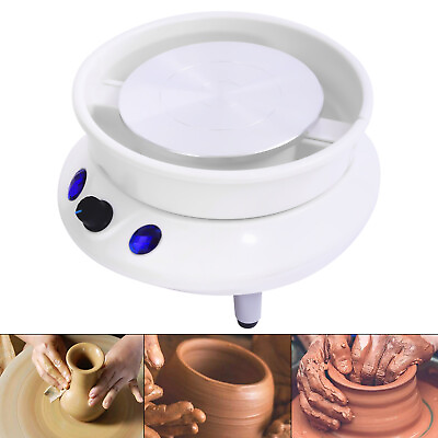 #ad 120W Ceramic Clay Machine Electric Pottery Wheel Machine Craft Clay Tool $58.90
