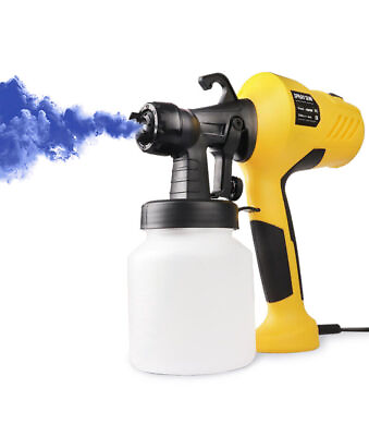 #ad 400W Portable Electric Hand Held Spray Gun for Latex Paint Spraying 800ml $43.99