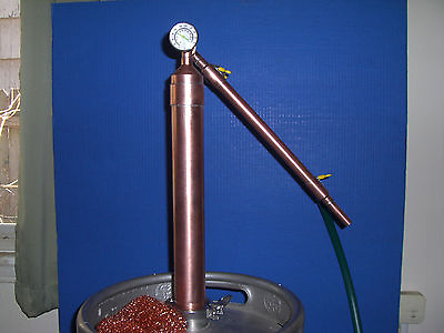 #ad 2quot;COLUMN ETHANOL MOONSHINE WHISKEY COPPER STILL over 6000 Happy Customers $169.83