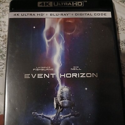 #ad Event Horizon 4K Ultra HD Blu ray 1997 With Slipcover Laurence Fishburne $14.99