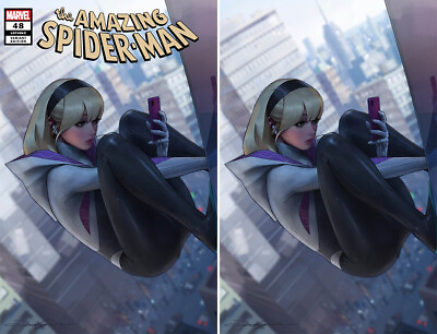 #ad Amazing Spider Man 48 Marvel 2020 Jeehyung Lee Spider Gwen Stacy Virgin Variant $55.00