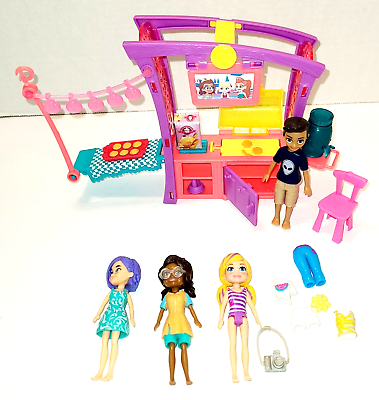 #ad Mattel POLLY POCKET Grill and Chill Party Pack Incomplete Extras $16.99