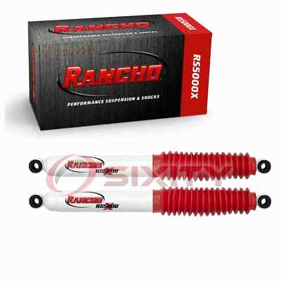 #ad 2 pc Rancho RS5000X Rear Shock Absorbers for 1986 1992 Jeep Comanche Spring wy $145.45