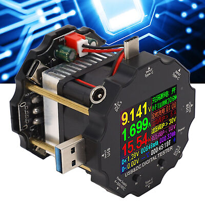 #ad USB Tester 65W Digital Voltage Current Power Resistance Capacity USB Power Meter $36.82